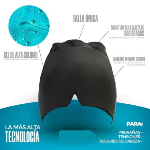 ReliefHat Gorro Gel para Dolor de Cabeza